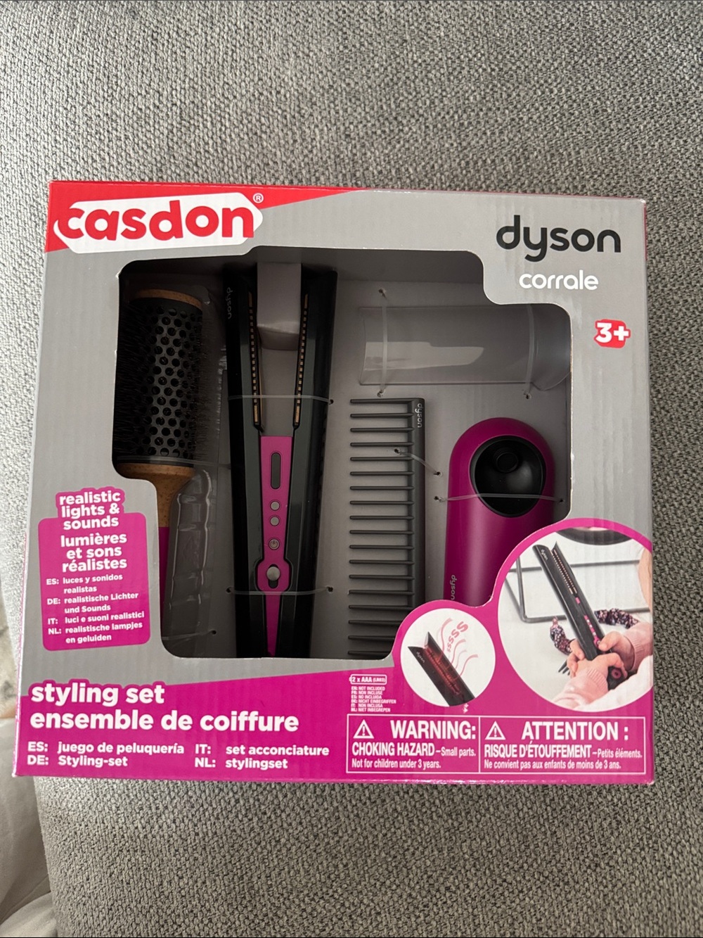 Dyson Corrale Styling Set - Gray, Pink, White